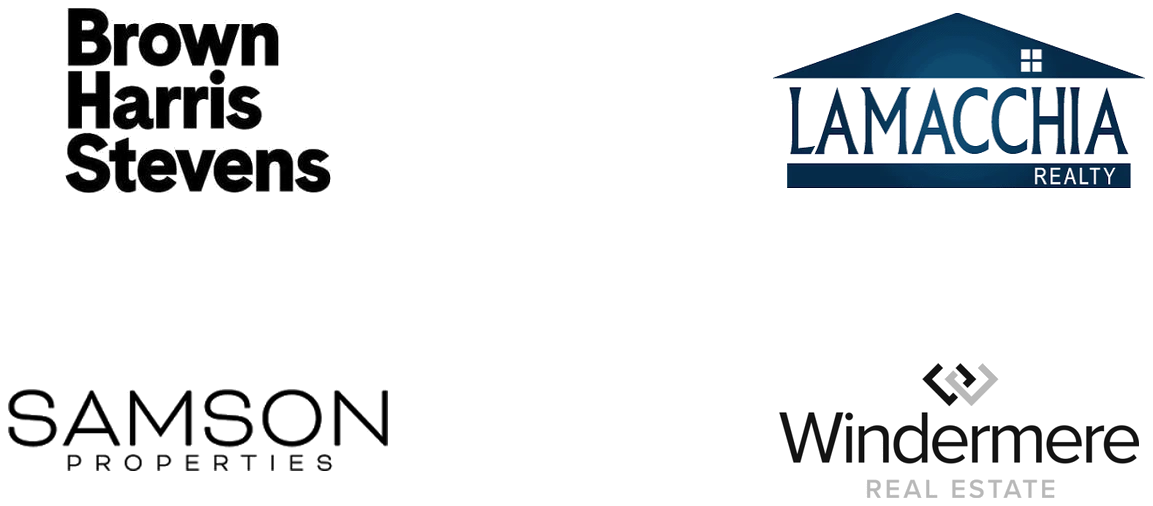 Brown Harris Stevens, Lamacchia Realty, Samson Properties, and Windermere Real Estate